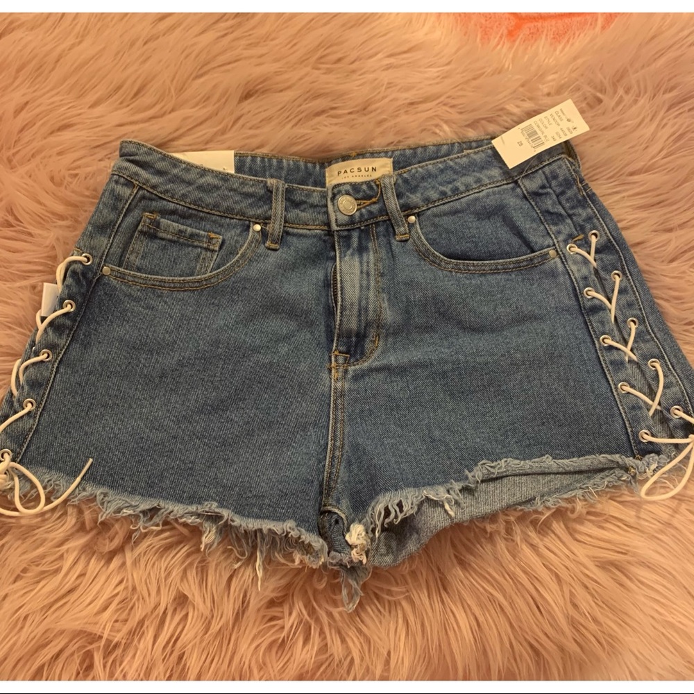 Pacsun High Waisted Jean Shorts